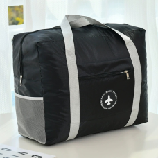 Сумка для подорожей, дорожня, портативна сумка для одягу, речей з відсіком для аксесуарів чорна