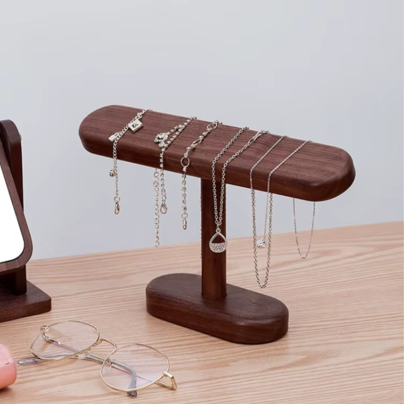 Настільна підставка для коштовностей, браслетів і годинників, дерев“яна, органайзер для прикрас і аксесуарів висота 16 см