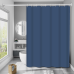 Шторка для ванни з поліестеру водонепроникна Bathlux 180x180 см з кільцями, фіранка для ванної кімнати