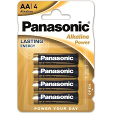 Батарейка Panasonic Alkaline LR6 (AA), лужна, 4 шт., ТІЛЬКИ ОРИГИНАЛ