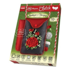 Чохол для мобільного телефона “Вишивка Лентами та бісером“ Троянда