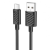 USB Кабель HOCO X88 USB - MicroUSB для телефону, ноутбука, пк 1М Чорний