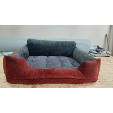 Затишне місце лежанка ліжко (60*40см) для собаки з якісної меблевої тканини