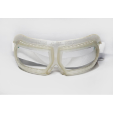Окуляри захисні прозорі на гумці ЗП-12-К2, білі 1 шт.