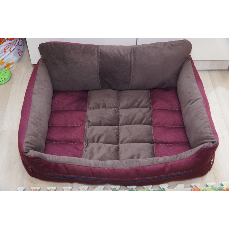 М“яке місце лежанка (70*50 см) ліжко для собаки з якісної меблевої тканини