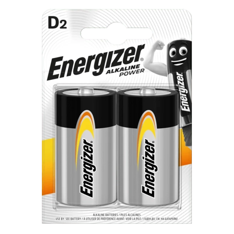 Батарейка Energizer Alkaline LR20 (Type D), лужна, 1 шт.