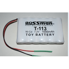Аккумулятор Bossman T113, 1000mAh, 7.2V, 6*AA, Ni-Mh
