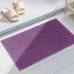 Килимок для ванни та душу Bathlux м“який довгий ворс, нековзний 80*50 Фіолетовий