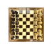 Шахова дошка для ігор 3 в 1 з натурального дерева розмір 27х27 см (S), шахи, шашки та нарди ручної роботи
