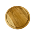 Деревʼяна тарілка з натурального дерева діаметр 25 см, висота 2 см, тарілка для закусок