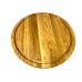 Деревʼяна тарілка з натурального дерева діаметр 30 см, висота 2 см, тарілка для закусок