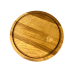 Деревʼяна тарілка з натурального дерева діаметр 30 см, висота 2 см, тарілка для закусок
