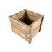 Ящик вазон садовий декоративний для квітів або для зберігання речей з натурального дерева 20х20х17,5 см