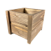Ящик вазон садовий декоративний для квітів або для зберігання речей з натурального дерева 20х20х17,5 см