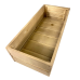Ящик садовий декоративний для квітів або для зберігання речей з натурального дерева 55х24,5х15,5 см