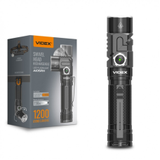 Портативний світлодіодний ліхтарик Videx A105RH 1200 Lm 5000 K, акумулятор 18650 2200mAh