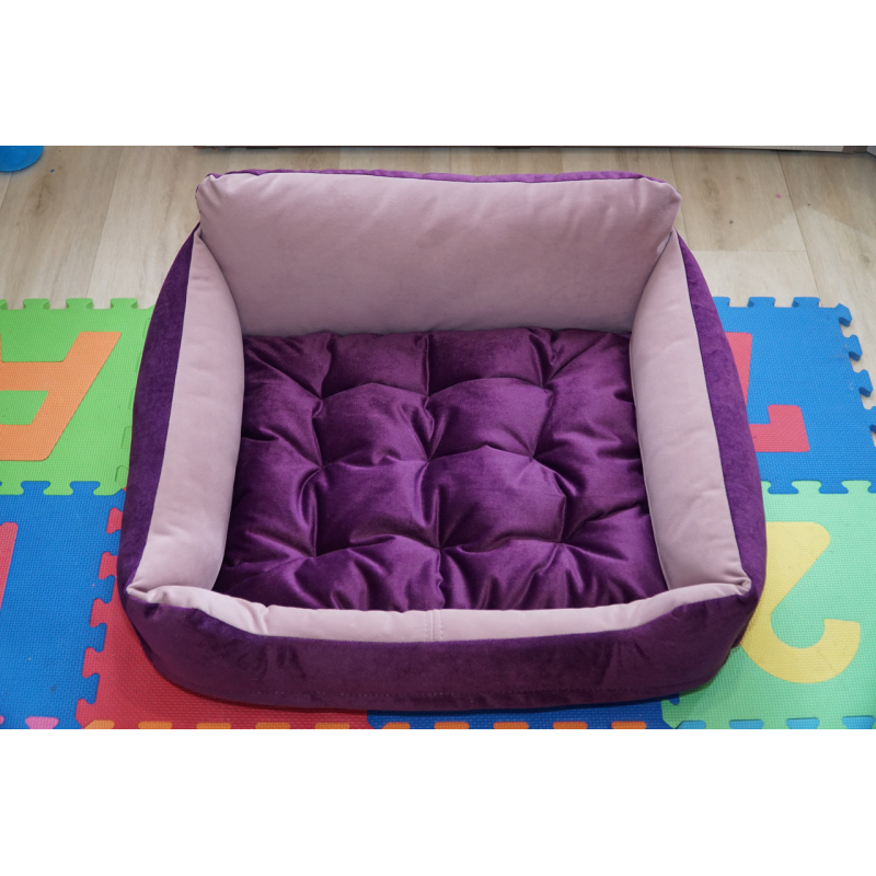 М“яке місце лежанка ліжко (50*40см на блискавках) для кішки кота собаки з якісної меблевої тканини