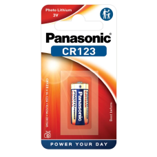 Батарейка Panasonic CR123А Lithium, 3.0 V, 1 шт. НОВИЙ ДИЗАЙН
