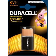 Батарейка DURACELL Basic Alkaline 9V (Крона), лужна 1 шт.