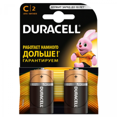 Батарейка Duracell Alkaline LR14 (Type C), лужна, 1 шт.