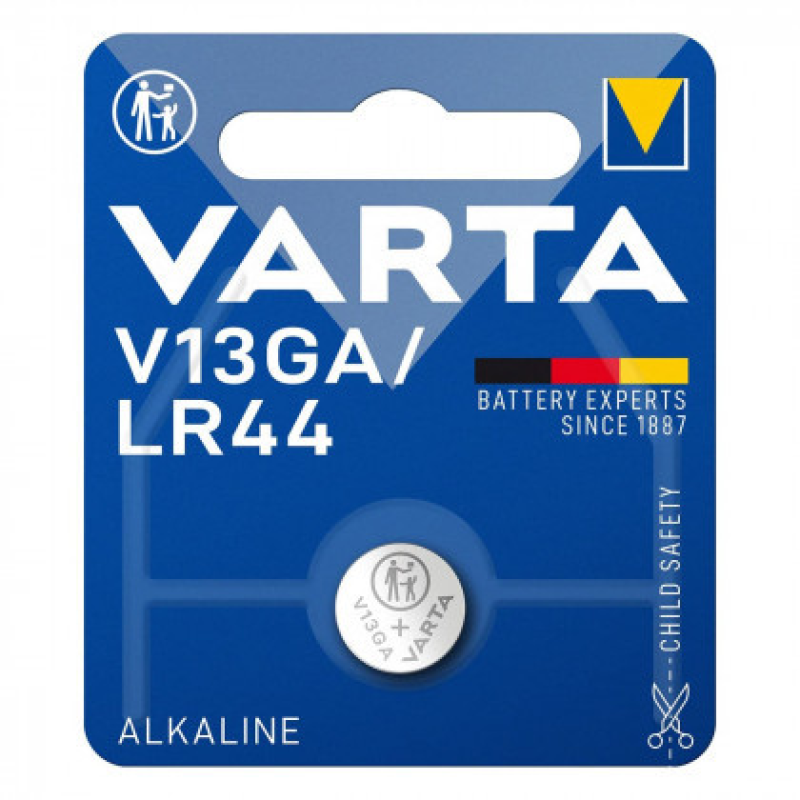 Батарейка VARTA V13GA (LR44), 1.5V, лужна, 1 шт.