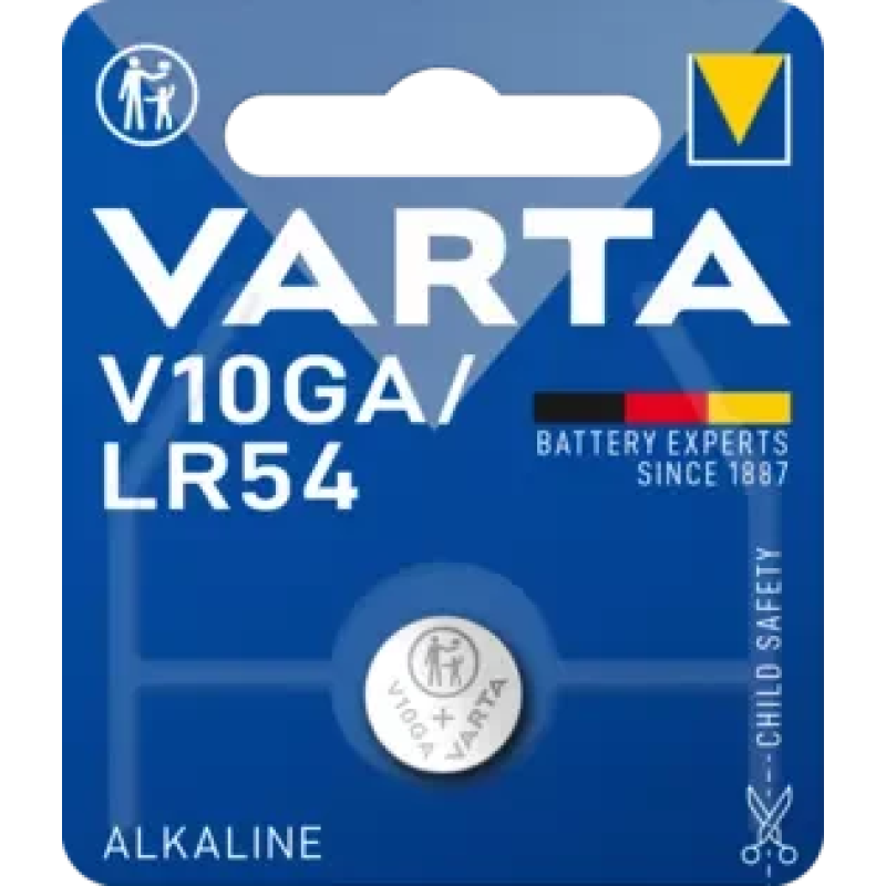 Батарейка VARTA V10GA (LR54), 1.5V, лужна, 1 шт.