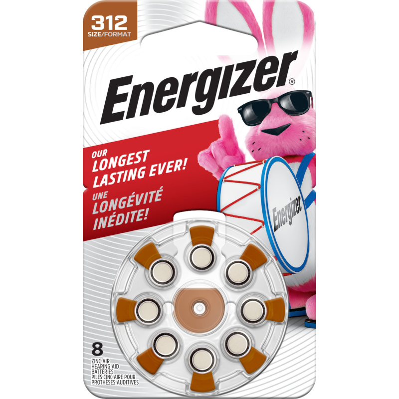 Батарейка Energizer Zink Air 312 (ZA312), 1.4V, 1 шт.