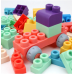 М“який силіконовий конструктор для дітей Soft rubber building blocks 40 шт