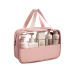 Косметичка органайзер жіноча, для ванної кімнати водонепроникна, рожева