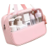 Косметичка органайзер жіноча, для ванної кімнати водонепроникна, рожева