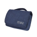 Косметичка з підвісним гачком дорожня для ванної, синя