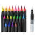Фломастери на водній основі 20 кольорів, художні акварельні маркери для скетчинга, Маркер кисть