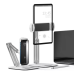 Підставка-тримач для планшета або телефона JBR05, срібляста