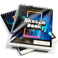 Відео огляд! Папір для скетчингу А4 250 г\м2 на 50 аркушів, альбом для малювання на спіралі із щільним папером