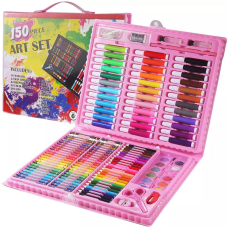 Відеоогляд! Дитячий художній набір для малювання та творчості Art set на 150 предметів