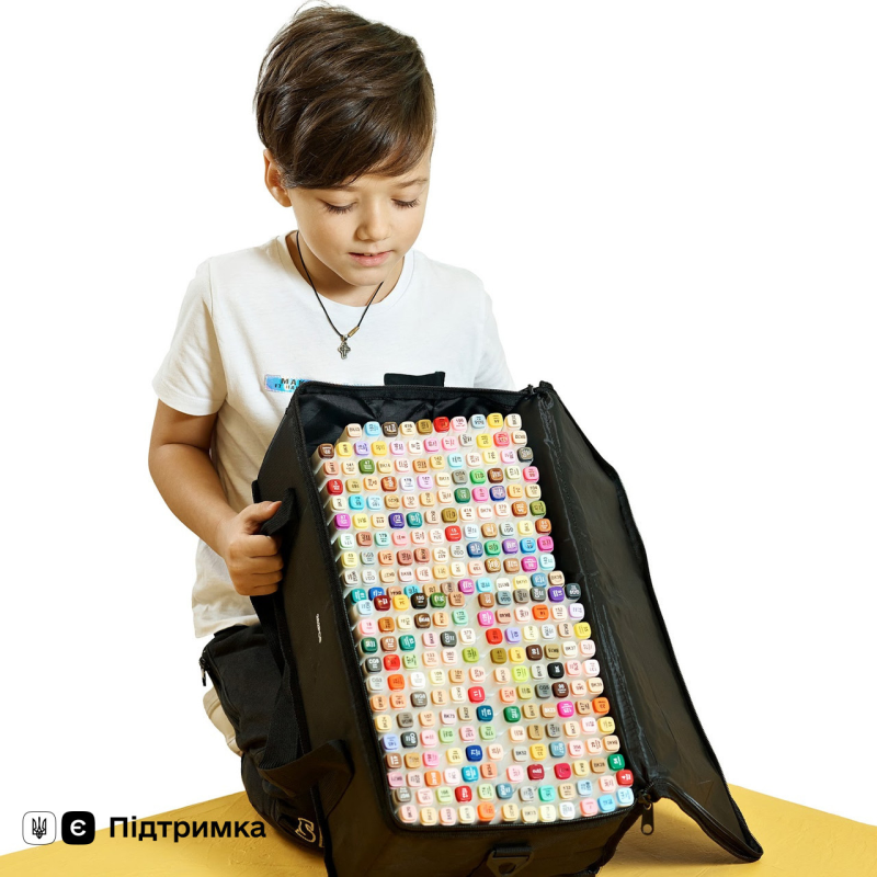 Спиртові скетч маркери двосторонні Touch 200 штук, для дитячої художньої творчості