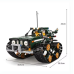 Конструктор гоночна машина на гусеничному ходу на дистанційному керуванні на 626 деталей, зелений