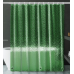 Шторка для душу та ванної кімнати з 3 магнітами-обважнювачами, колір прозоро-зелений