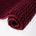 Килимок для ванни та душу м“який довгий ворс 40*60 Bathlux, нековзний килим, Бордовий