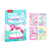 Набір багаторазових наклейок Keybaby з великою сценою для творчості, у кольорі Unicorn