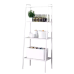 Стелаж полиця підлогова на 3 яруси металева колір білий висота 150 см
