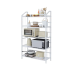 Стелаж універальний на 5 полиць металевий багатофункціональний колір білий