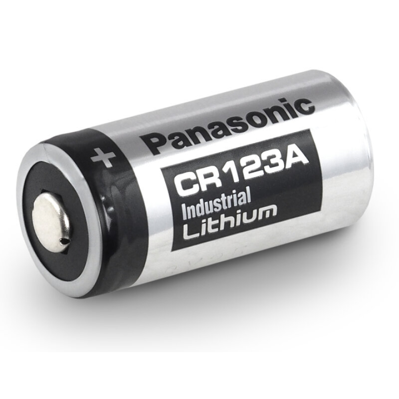 Батарейка Panasonic CR123А Lithium, INDUSTRIAL, БЕЗ ПАКУВАННЯ, 3.0 V, 1 шт.