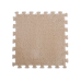 Підлога-пазл плюшева 120x150см, 20 пазлів, тепла підлога, дитячий мат, термокилимок для дому, колір бежевий