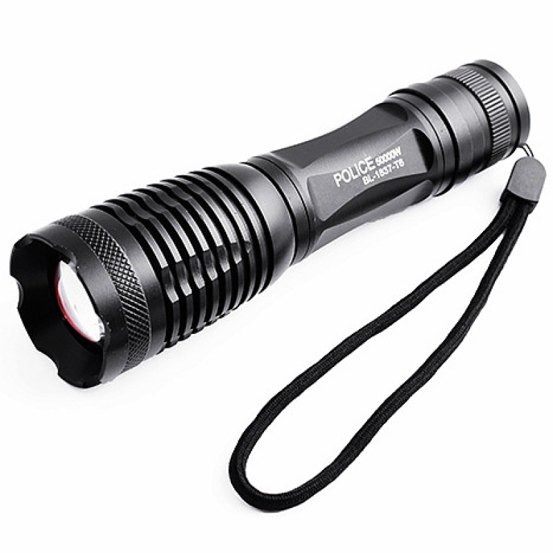 Фонарик Police (Bailong) BL-1837-T6, 18650/3*AAA, ЗУ 220V/12V