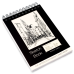 Щільний акварельний папір для скетчингу та малювання А4 250 г\м2 на 50 аркушів, альбом на спіралі
