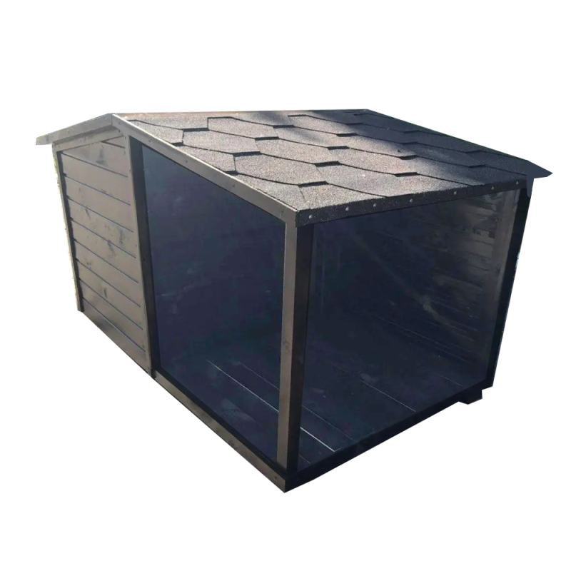 Дерев“яна будка з навісом для собаки “Вегас“, для середніх порід (100*150*75 см)