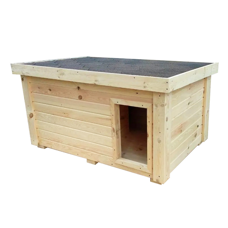 Дерев“яна будка “Цезар“ для собаки Аллабая, Овчарки, Хаски (150*90*90см) - утеплена з перегородкою