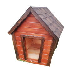 Дерев“яна будка “Белла“ для собаки Вівчарка, Хаскі (75*115*90 см) - шпунтована дошка