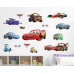 Набір наклейок вінілових «Тачки» для дитячої кімнати хлопчиків самоклейка 40х60 см
